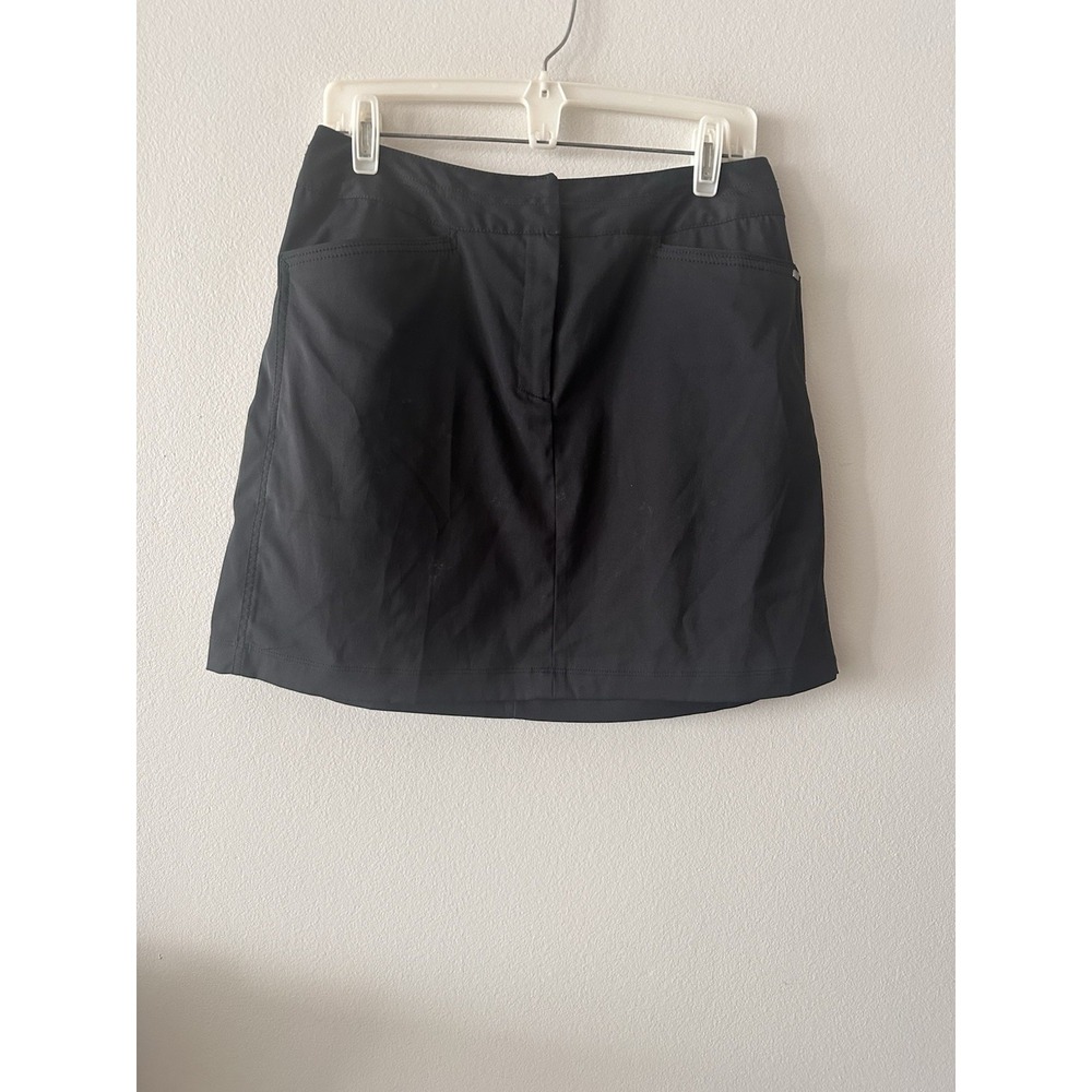 Tail Women Size 8 Black Tennis Golf Skort Skirt Pockets Activewear Pickleball